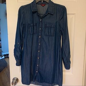 Guess jean shirt dress
